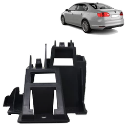 Suporte Parachoque Traseiro Jetta 2011 2012 2013 2014 Menor Preto Liso