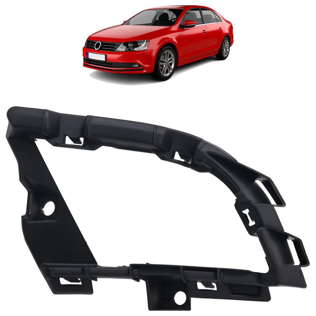 Suporte Farol Milha Auxiliar Jetta 2014 2015 2016 2017 2018 Preto Liso em Oferta na Shopee