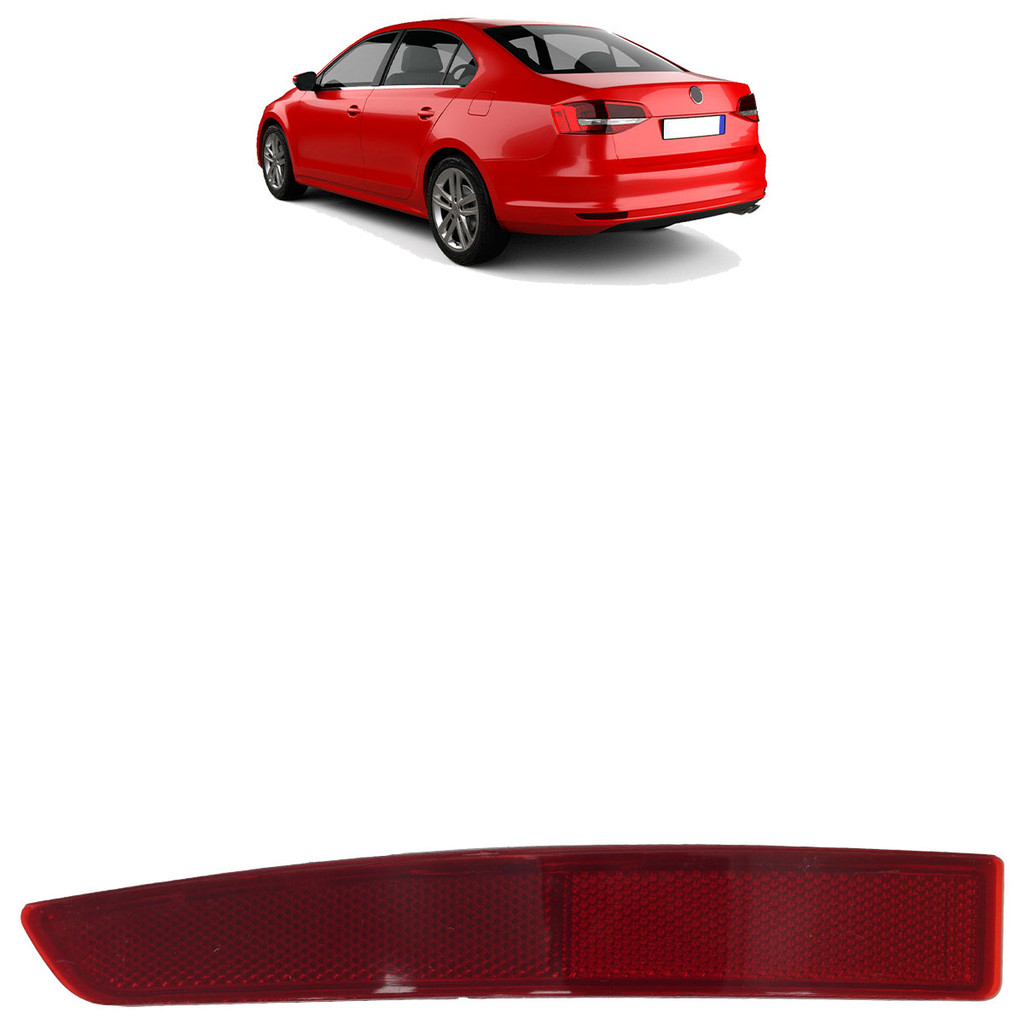 Refletor Traseiro Jetta 2015 2016 2017 2018 Rubi Liso em Oferta na Shopee