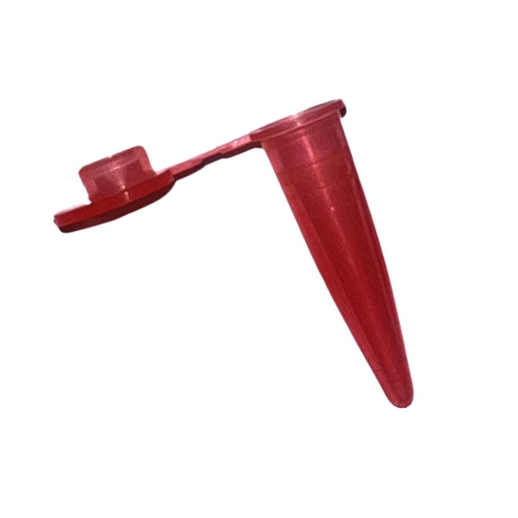 Microtubo 0,38ml Vermelho C/1000 Unidades