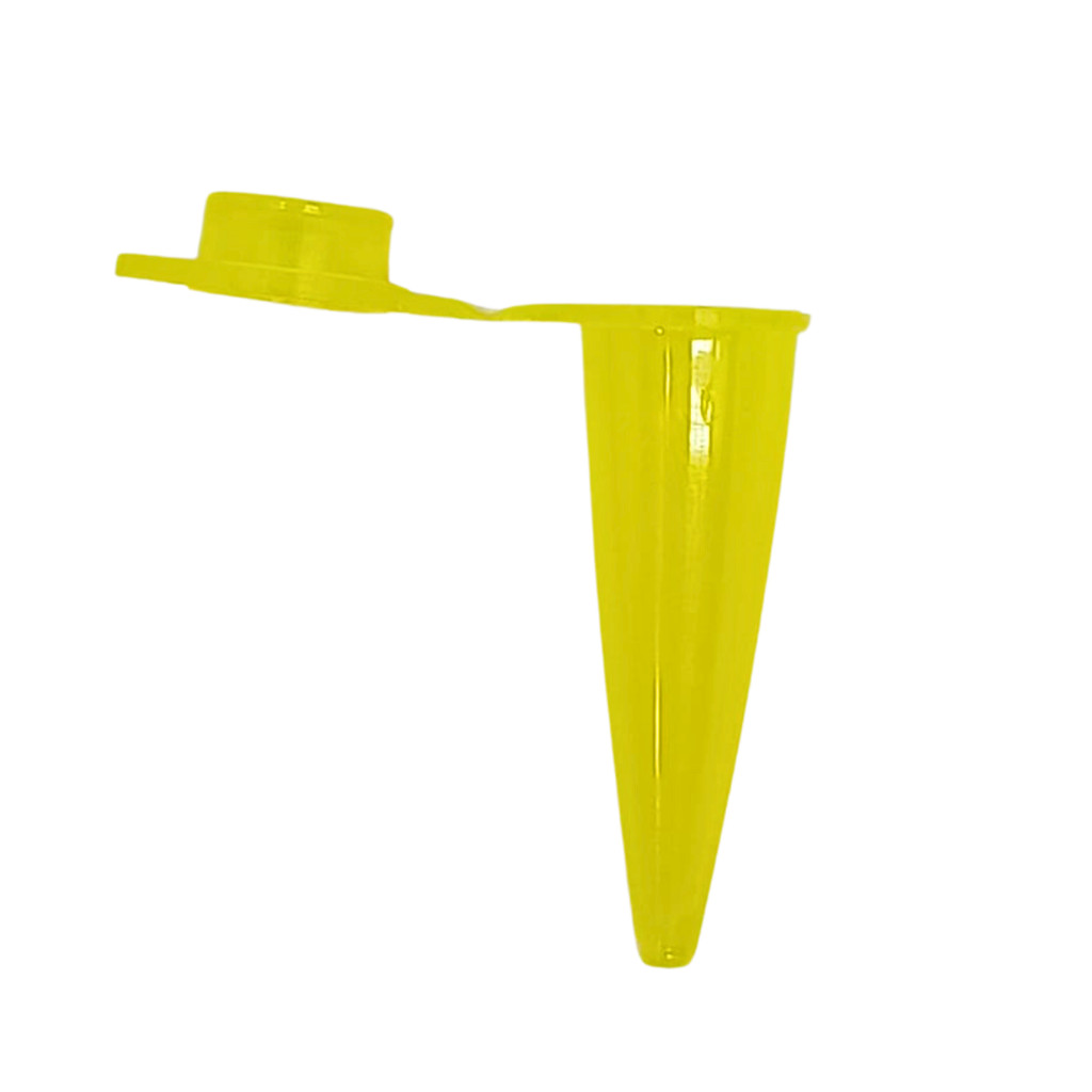Microtubo 0,65ml Amarelo C/1000 Unidades