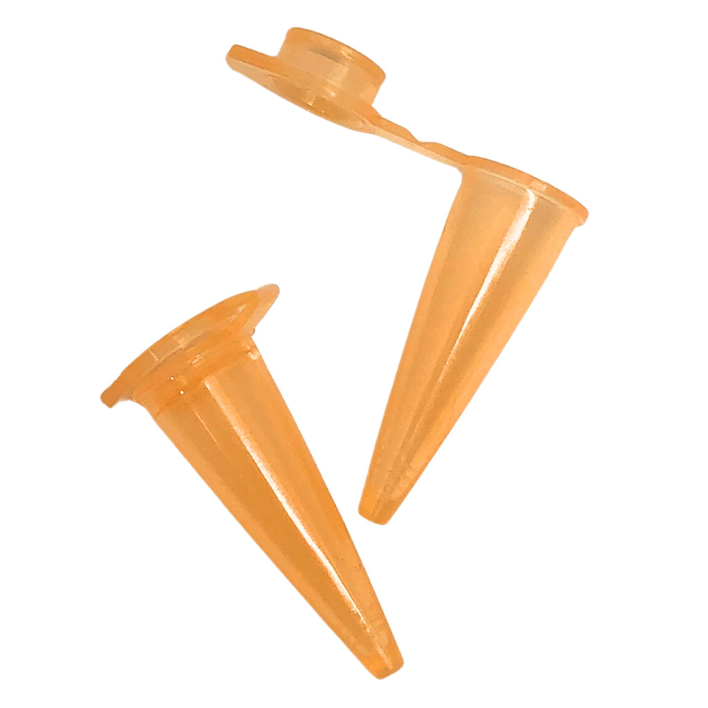 Microtubo 0,65ml Laranja C/1000 Unidades