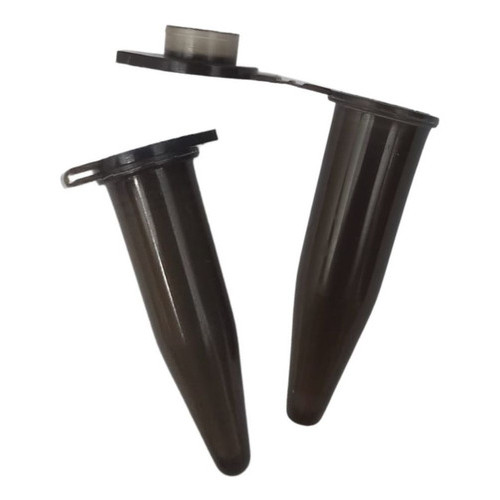 Microtubo 1,0ml Preto Translucido C/500 Unidades