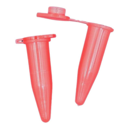 Microtubo 1,0ml Vermelho C/500 Unidades