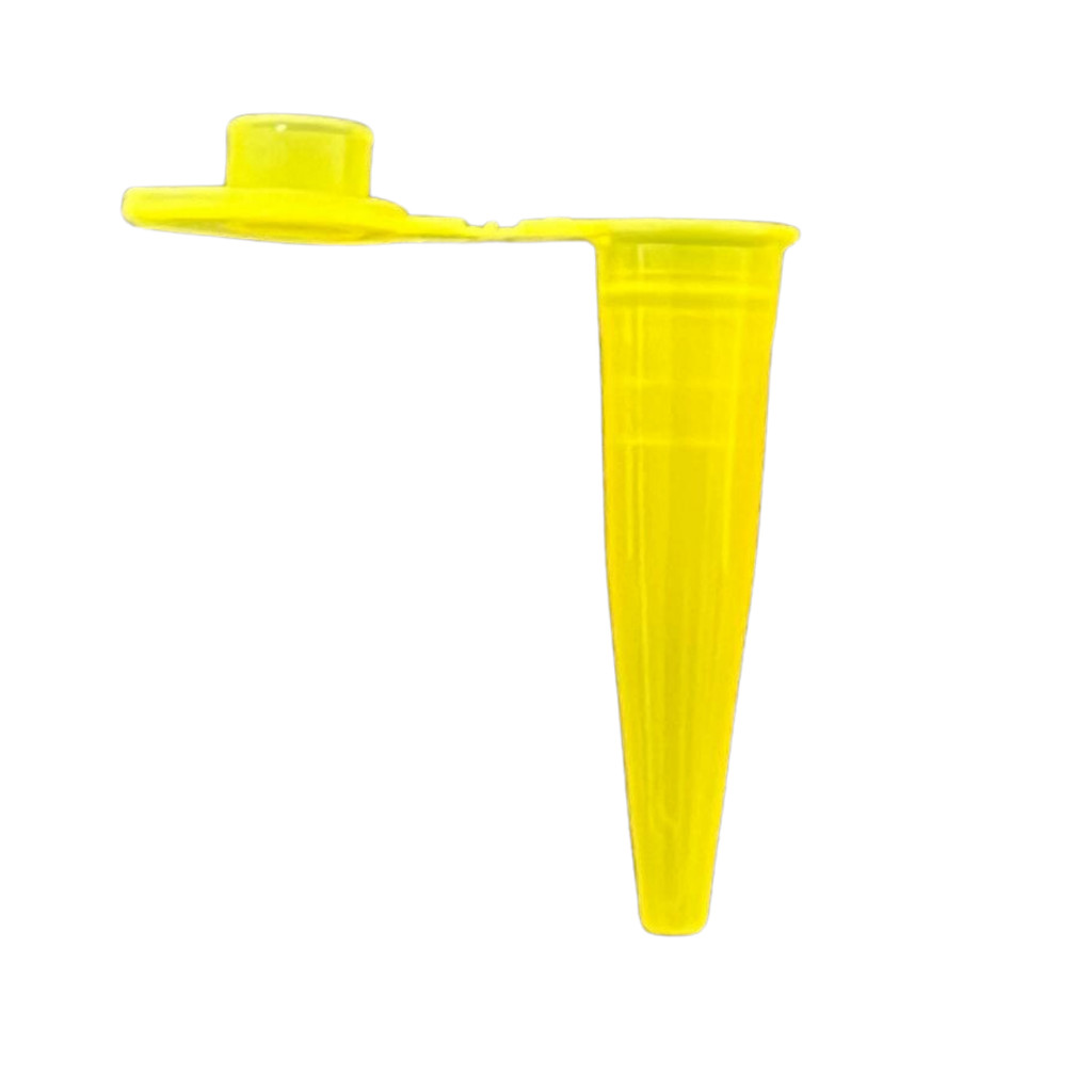 Microtubo 0,3ml (0,32ml) Amarelo - 1000 Unidades