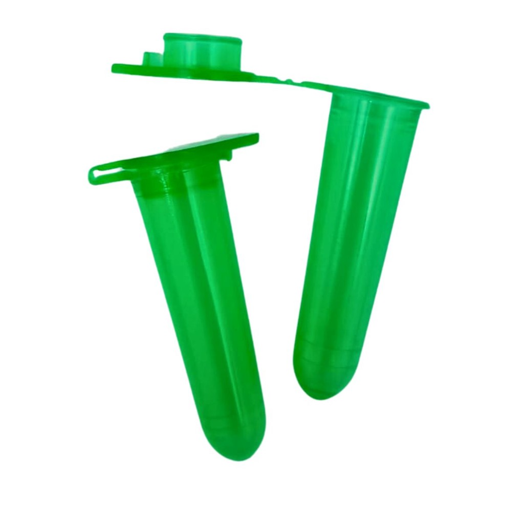 Microtubo 1,6mL Verde - 500 Unidades