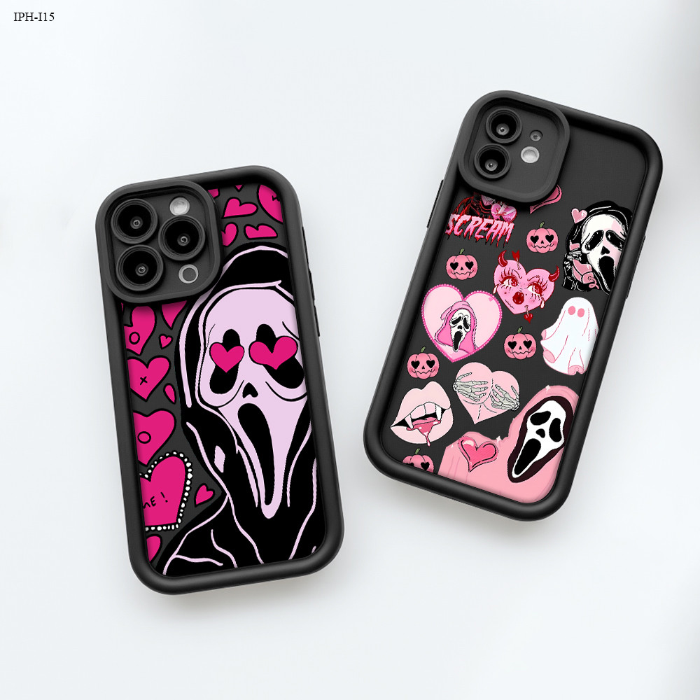 Capinha Para iPhone 17 17E 16 16E 15 14 13 12 11 X XS XR 7 8 SE Pro Max Plus Capa De Celular Black Case 5691
