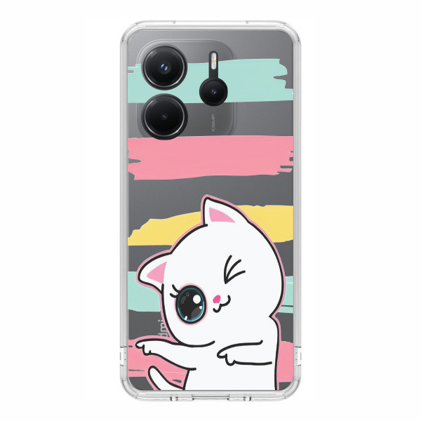 Capa Capinha Para Xiaomi Redmi Note 14 Personalizada - Gatinha 2