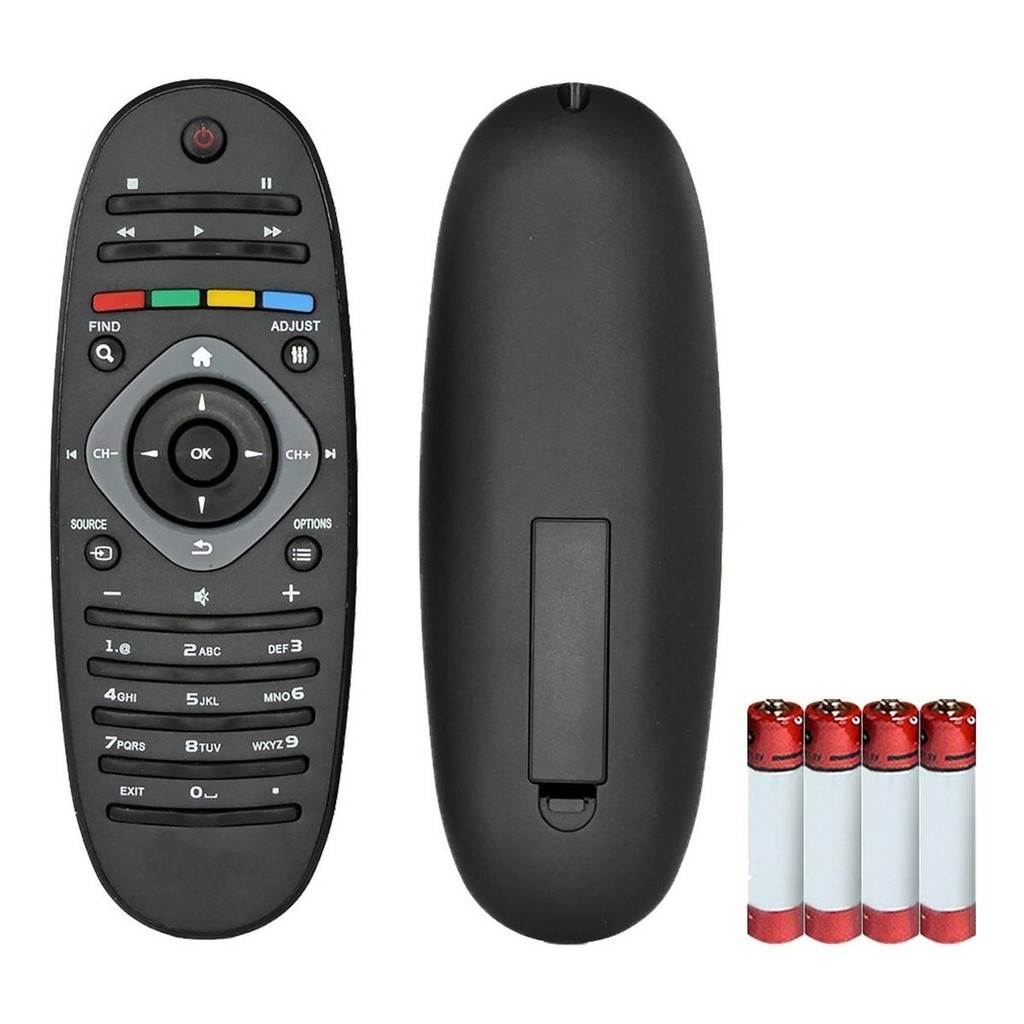 01 Un.controle Remoto Para Tv Philips Lcd  Led 4 Pilhas Ata