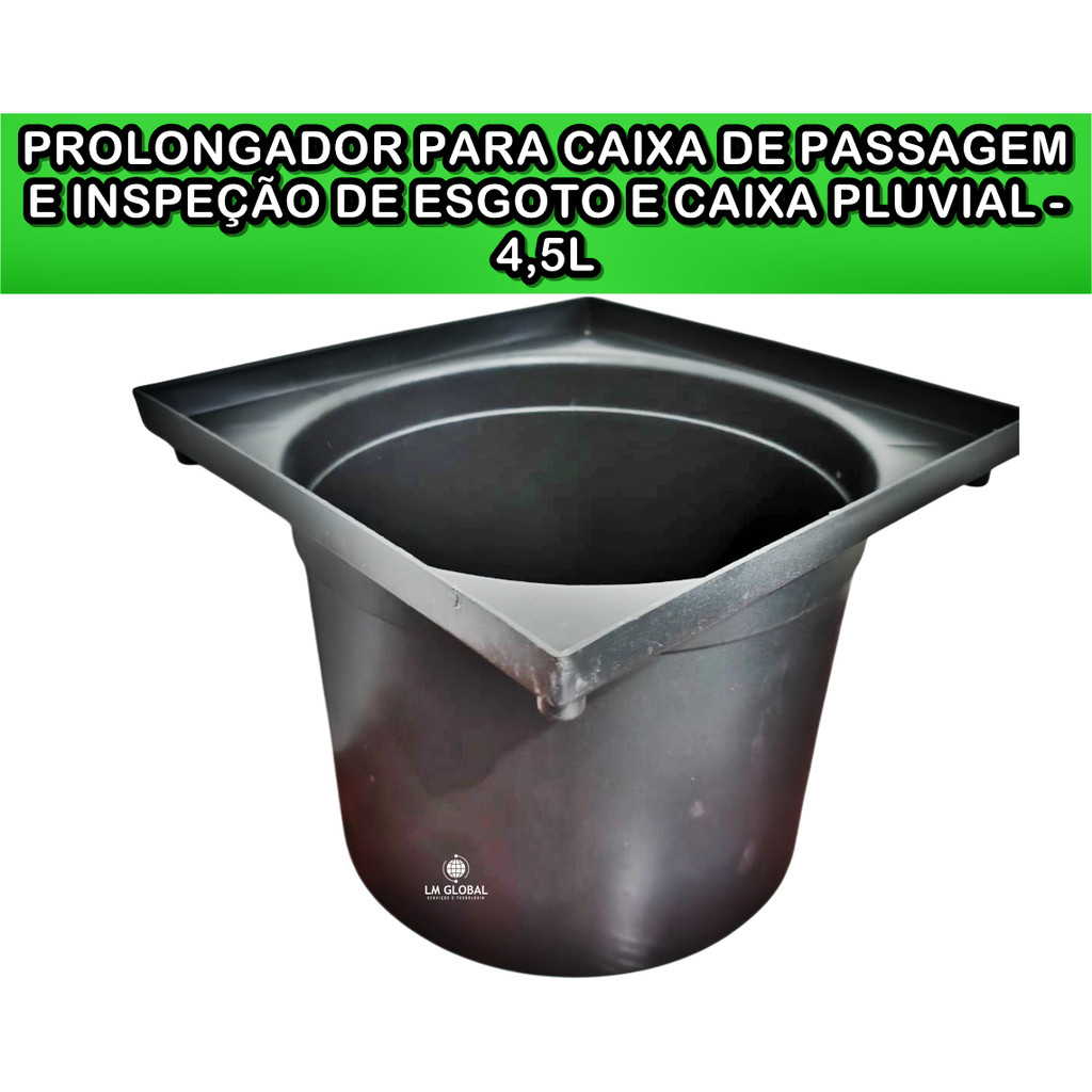 Prolongador p/ Caixa Esgoto 4,5L TAF - Encaixe Perfeito