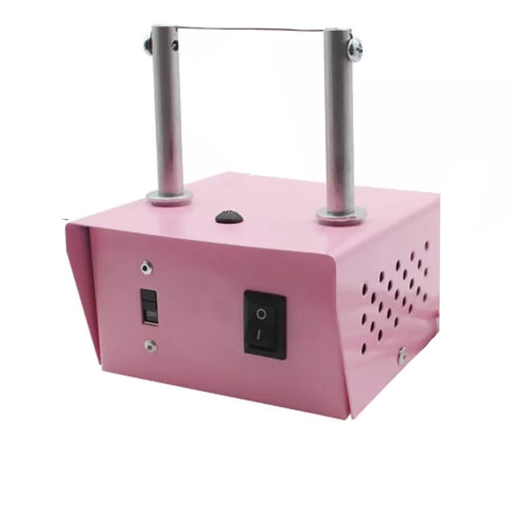 Máquina de Cortar Fita/Fuxico com Haste Alta Bivolt – Cor Rosa – Acompanha Refil