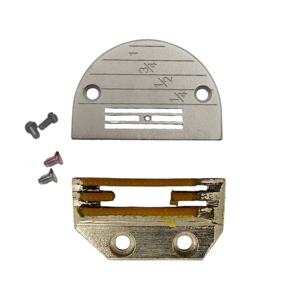 Kit Chapa e Dente 4 Carreiras Leve para Máquina de Costura Industrial