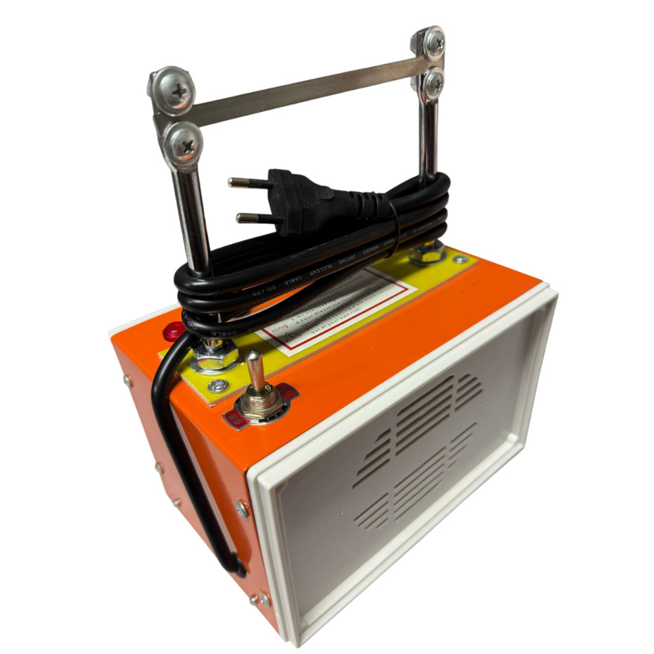 Máquina de Cortar Fita/Fuxico com Haste Alta 10 cm – Cor Laranja – 220V – Acompanha Refil