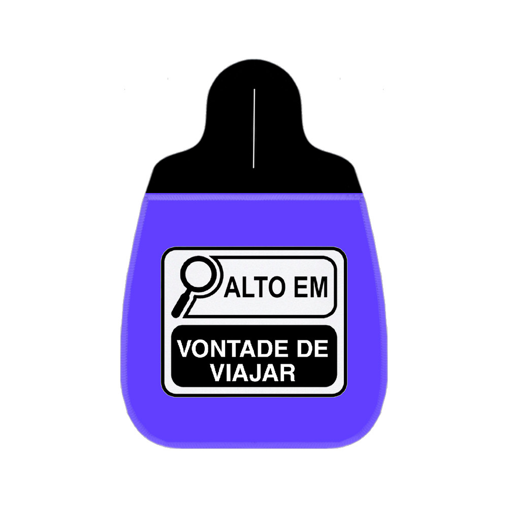 Lixeira de Carro Alto em Vontade de Viajar