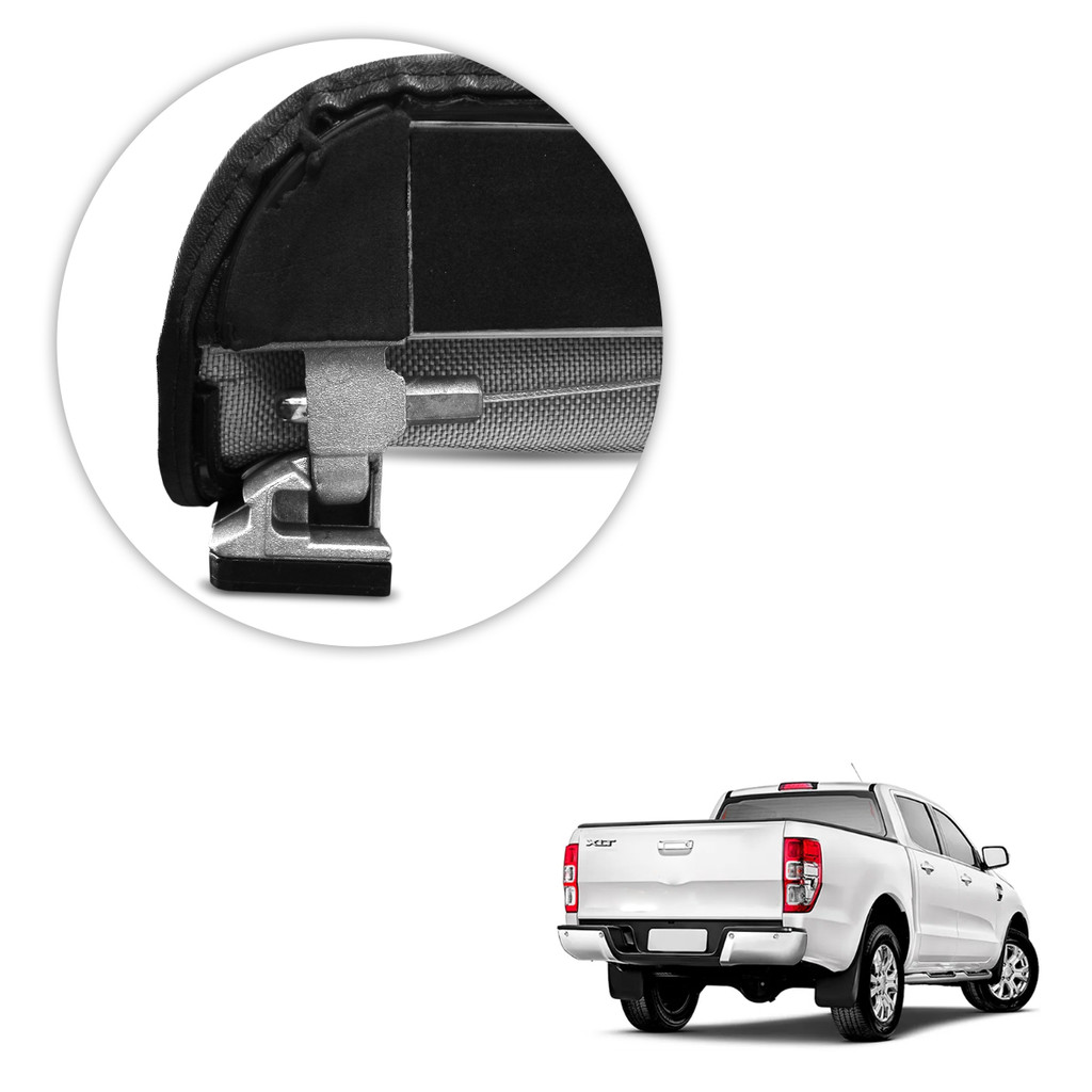Capota Maritima Ranger XLS XLT 2013 a 2023 Sem Santo Antonio Trek Alumínio Roller