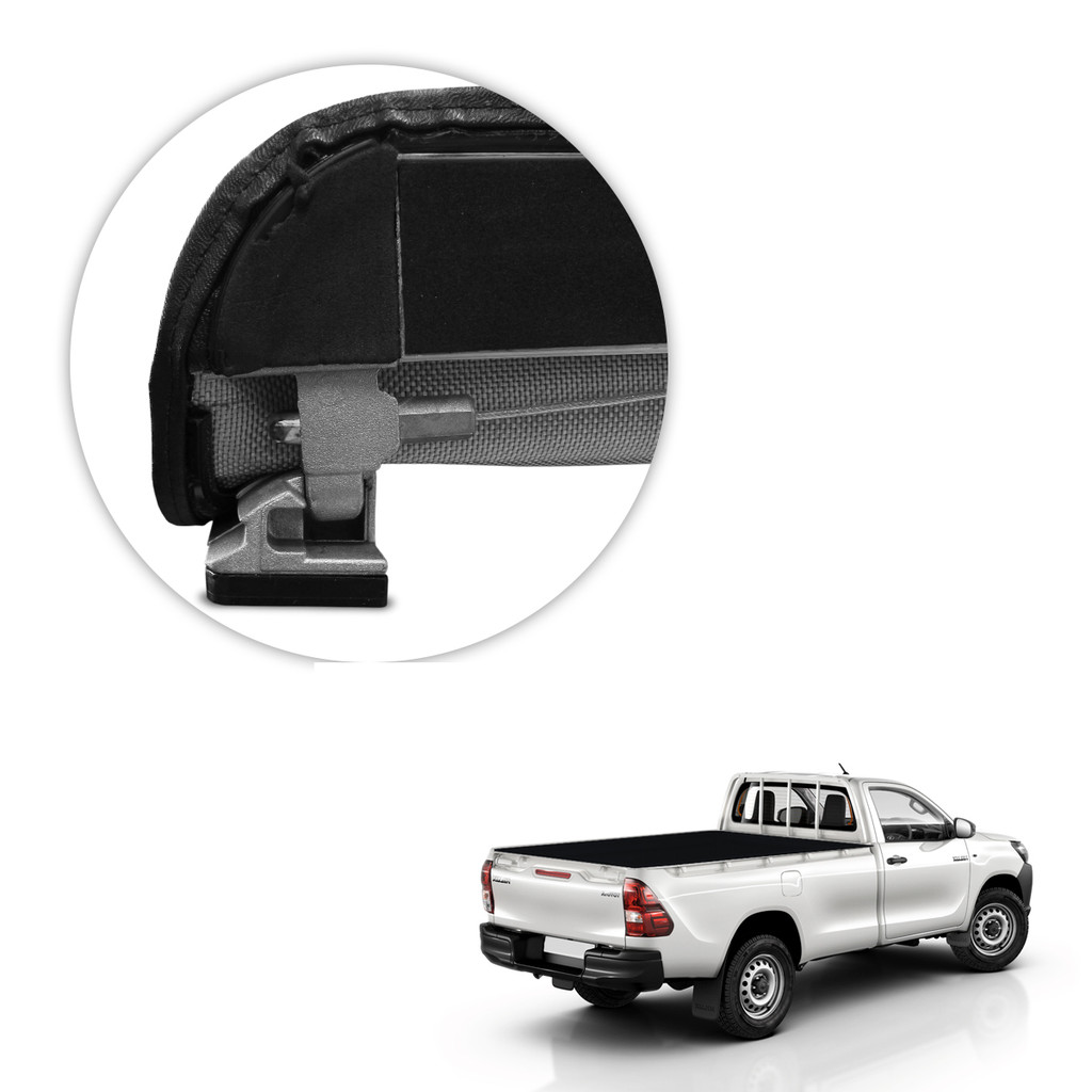 Capota Maritima Hilux CS 2016 a 2025 Com Grade Trek Aluminio Force
