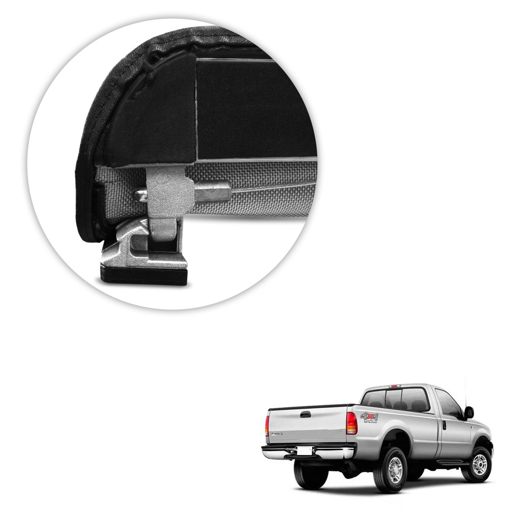 Capota Maritima F250 1998 a 2011 Sem Santo Antônio Trek Aluminio Roller