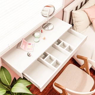 Gaveta Suspensa MDF com Divisória – Organização para Penteadeira em Oferta na Shopee