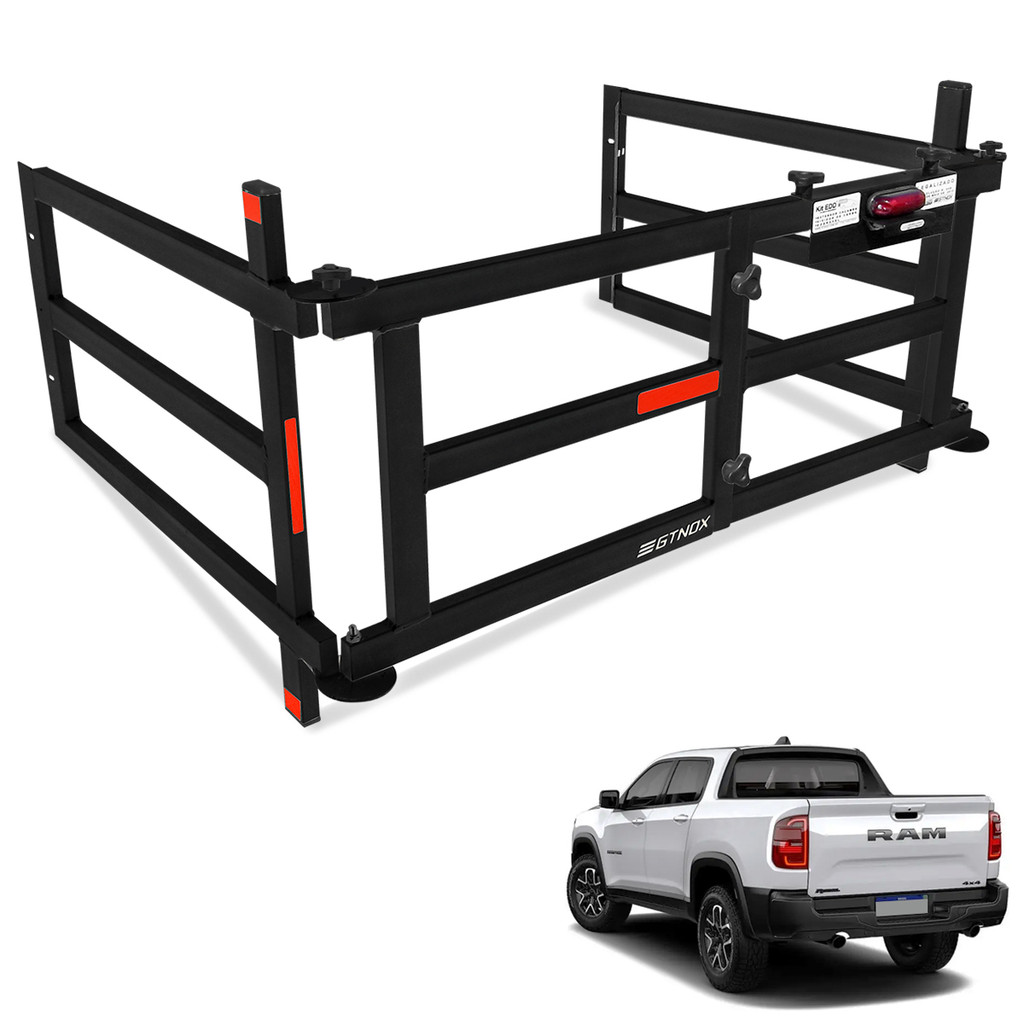Extensor de Caçamba Rampage 2023 a 2025 Dobravel EDD Preto