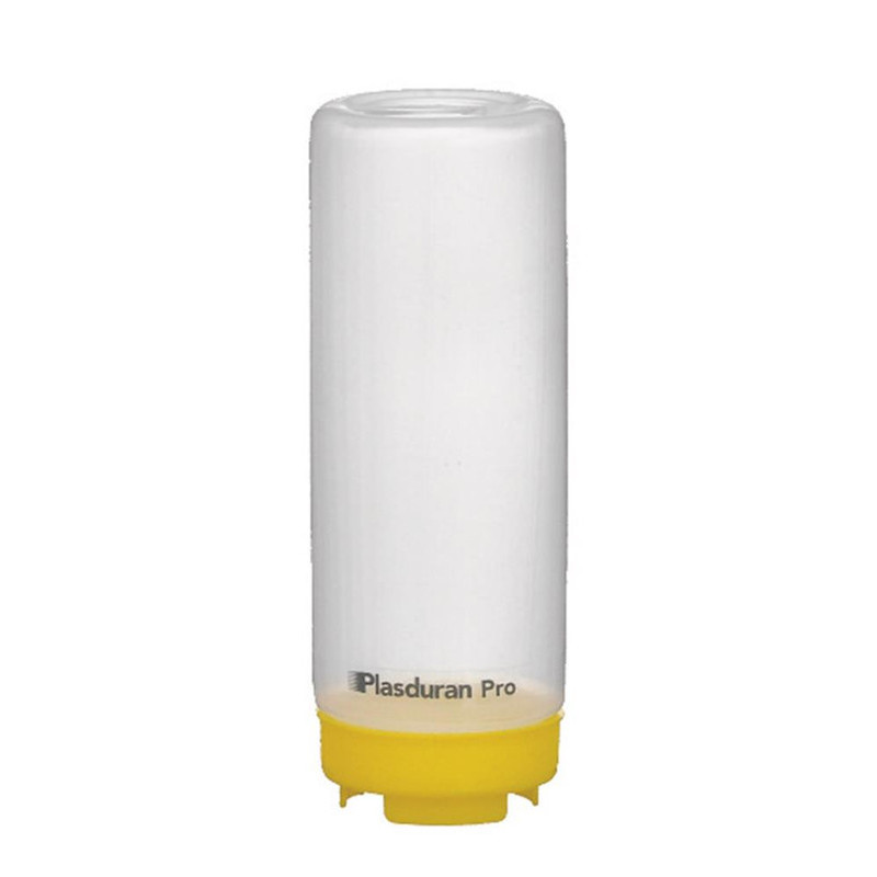 Bisnaga Dosadora  Pro 600ml Amarela  Squeeze Profissional Cozinha