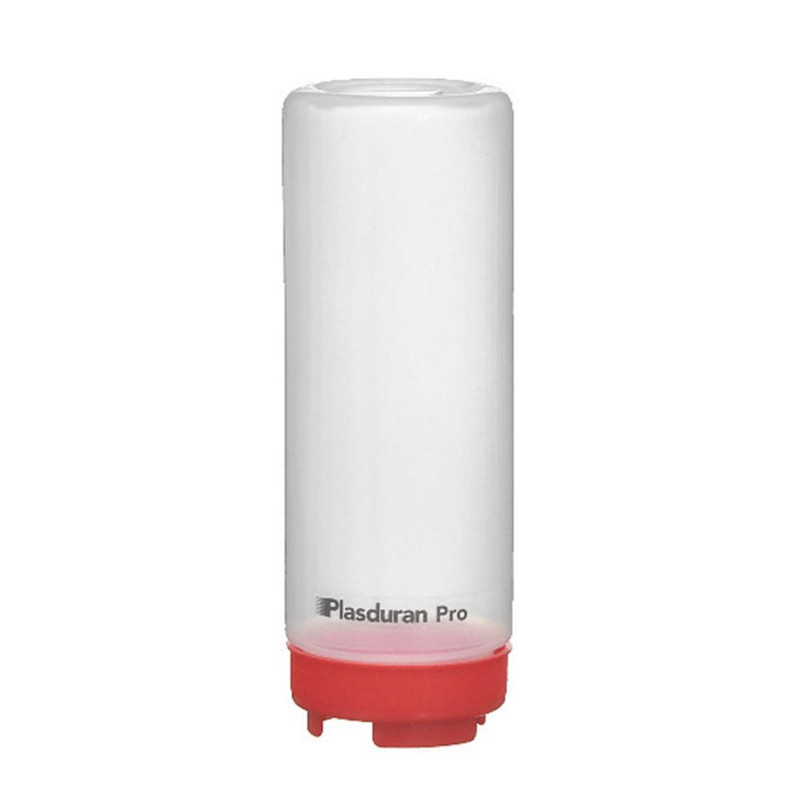 Bisnaga Dosadora  Pro 600ml Vermelha  Squeeze Profissional Cozinha