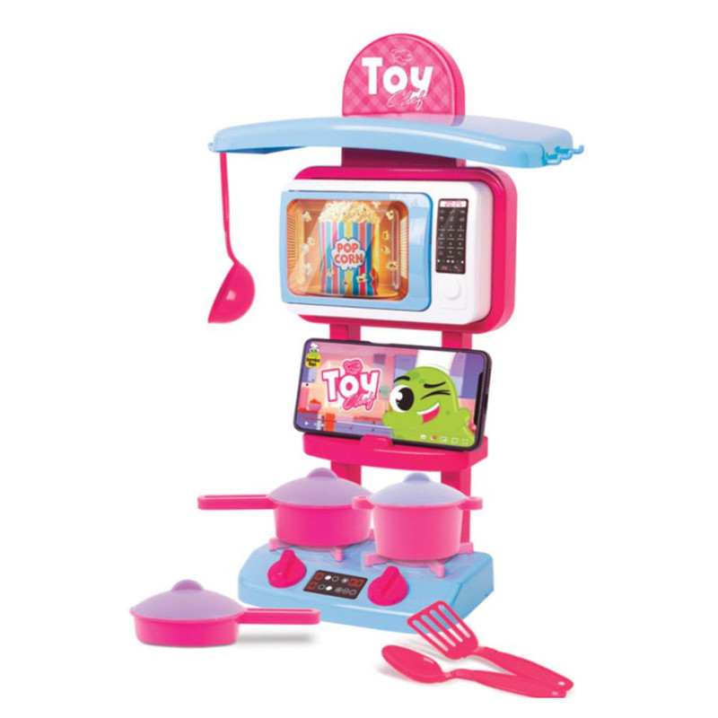 Toy Chef Coifa Fogão Solapa Brinquedo Cozinha