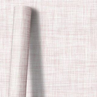 Papel de Parede Adesivo Linho Rosa Seco Tecido Minimalista Autocolante Lavável Para Quarto Sala
