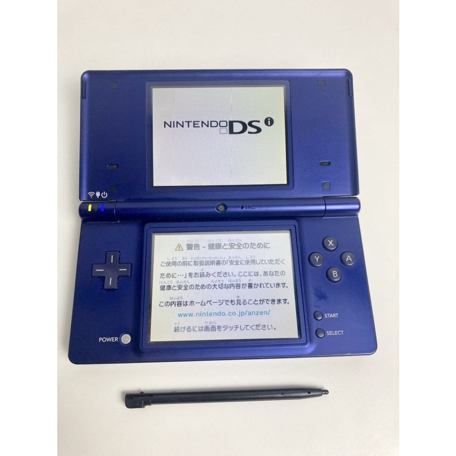 Used, NDSI Nintendo DSi TWL-001 (Metallic blue) With Stylus console operation check Startup confirmed Stylus