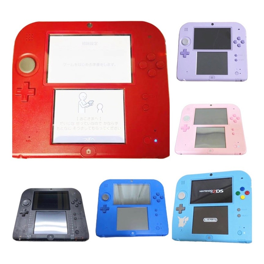 Nintendo 2DS FTR-001 With Stylus Confirmed Operation Choice of color  [JP Region Locked]
