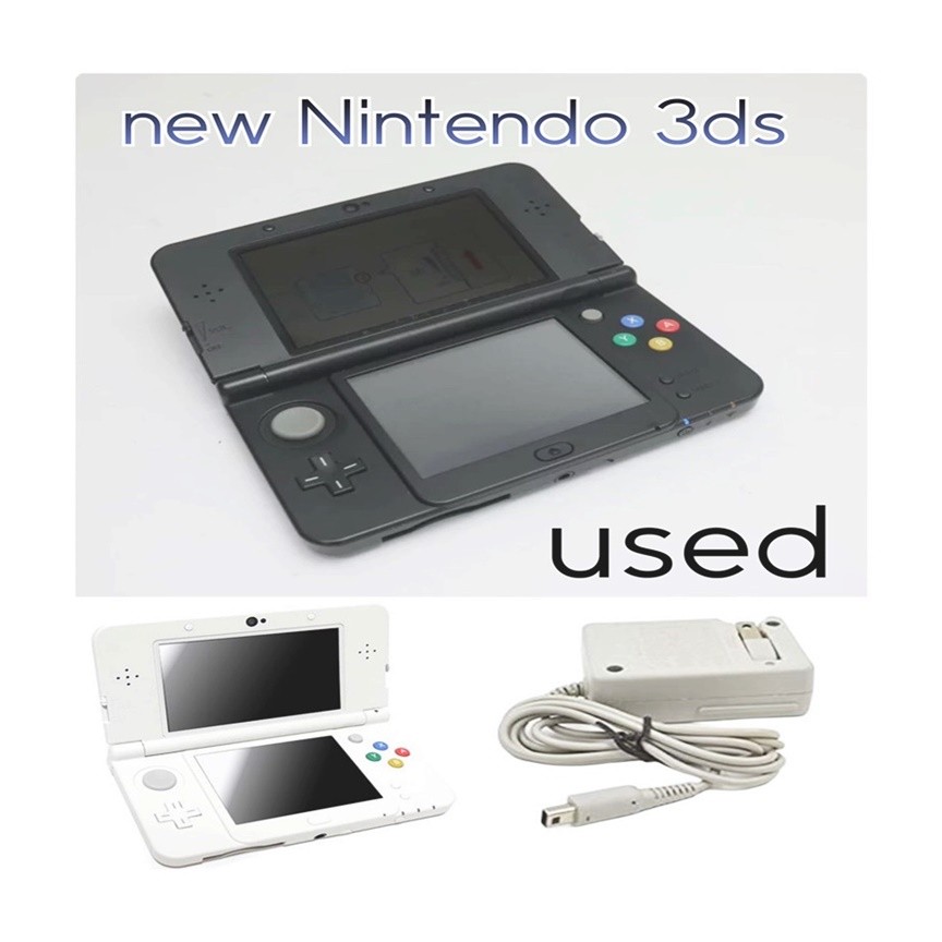 USED New Nintendo 3DS KTR-001 Confirmed Operation Choice of color Stylus pen and charger included JP Region Locked