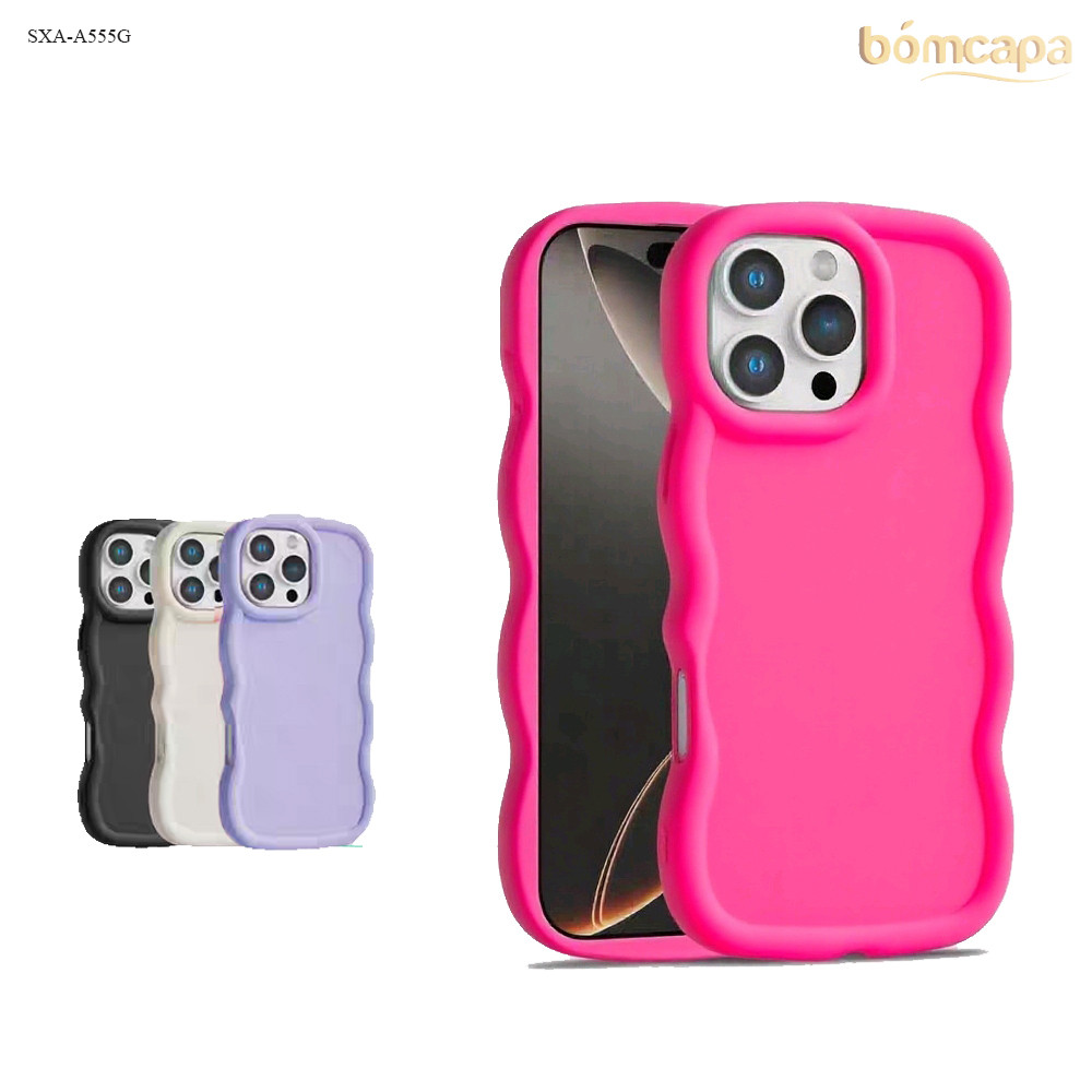 Capinha Case Para Samsung Galaxy A56 A55 A54 A53 A52 A52S A36 A35 A34 A32 4G 5G Capa Silicone MKL 0000