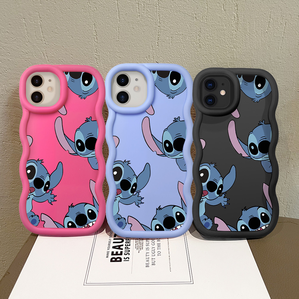 Capa Para Xiaomi Redmi Note 10 10S 4G Capinha Silicone Macio Protetora Do Telefone Móvel Macarons Stitch Caso 0018 MKL