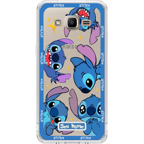 Capa Capinha Para Samsung Gran Prime / J2 Prime Personalizada - Stitch Nome 4