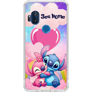 Capa Capinha Para Moto One Hyper Personalizada - Stitch Nome 5 em Oferta na Shopee