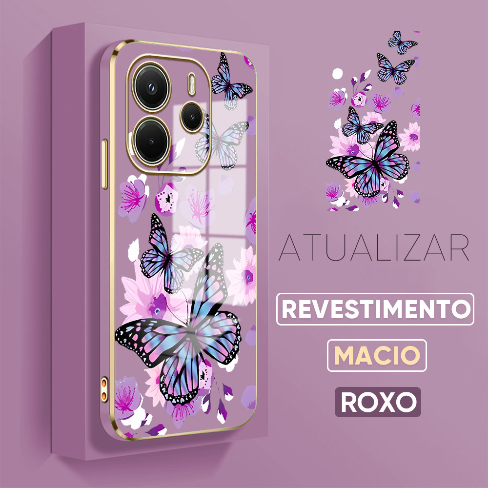 Capinha Para Xiaomi Redmi Note 14 4G Capa De Anti Choque Celular 1217 em Oferta na Shopee