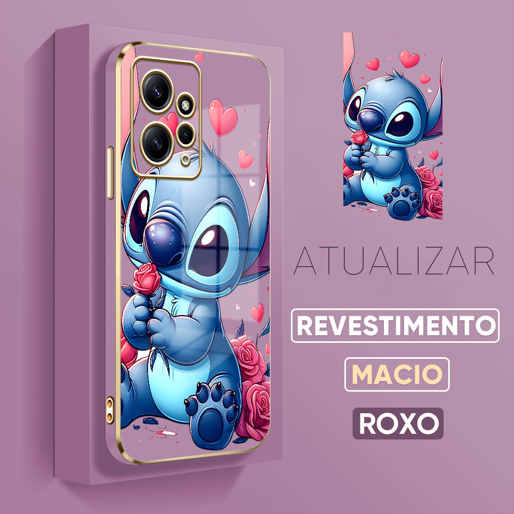 Capinha Para Xiaomi Redmi Note 12 4G Stitch Capa Macia Celular De 1993 DD em Oferta na Shopee