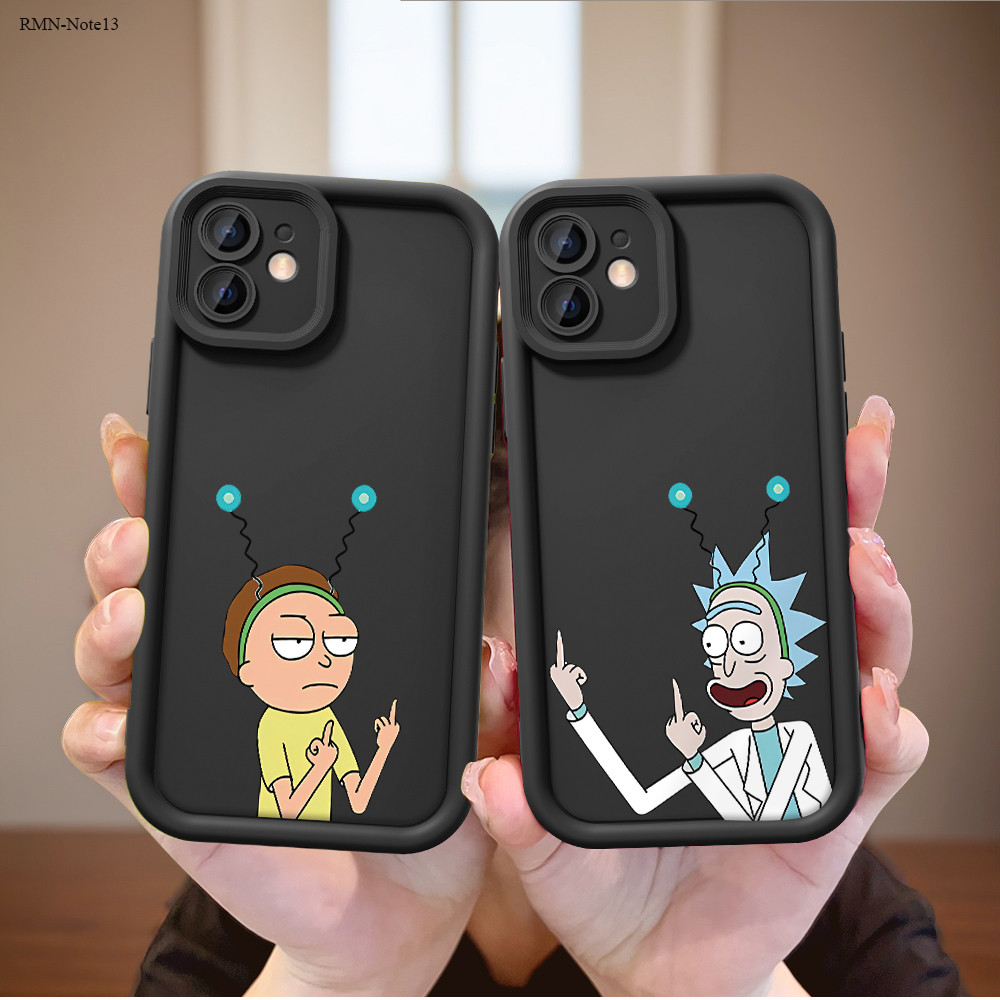 Capinha Para Xiaomi Redmi Note 14 13 12 12S Pro Plus 4G 5G Capa De Celular Black Case 5964 em Oferta na Shopee