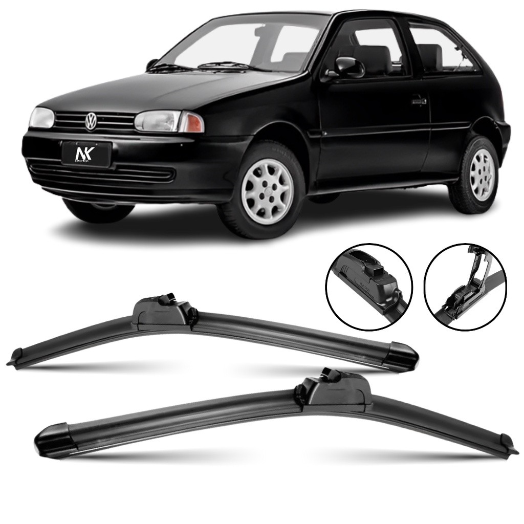 Par Palheta Limpador Parabrisa 20" Gol G2 95 96 97 98 99