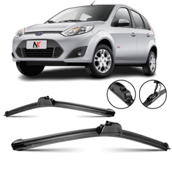 Par Palheta Limpador Parabrisa Ford Fiesta 2003 á 2011 Hatch e Sedan