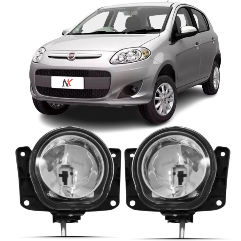 Par Farol Milha Palio G5 2012 á 2018 Essence Attractive Sporting