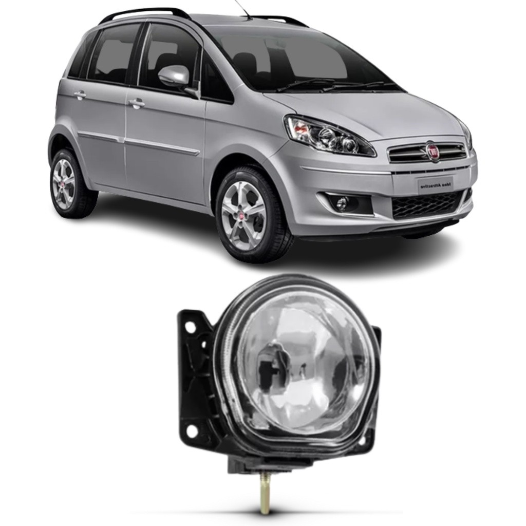 Par Farol Milha Fiat Idea 2011 2012 2013 2014 2015 2016 — imagem 2 de 2