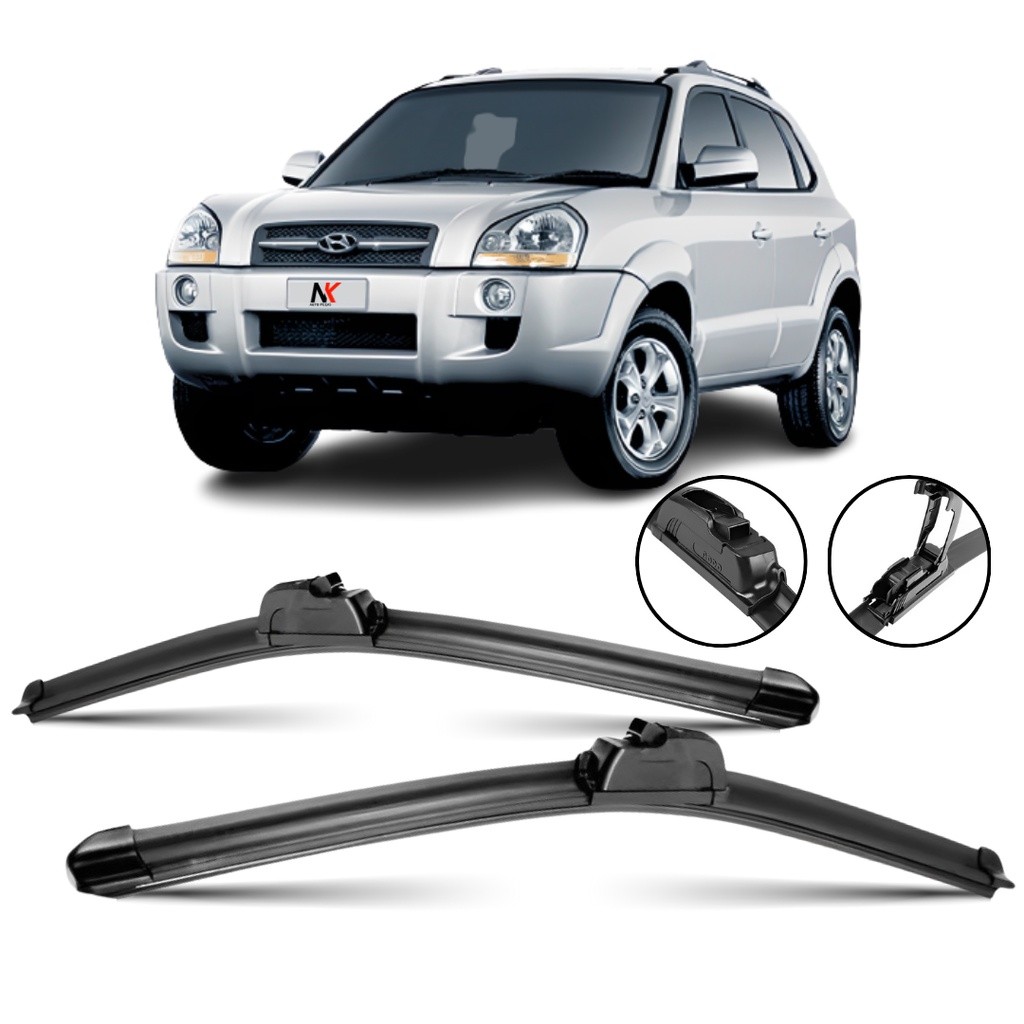 Par Palheta Limpador Parabrisa 22'' 15'' Tucson 2005 2006 2007 á 2016