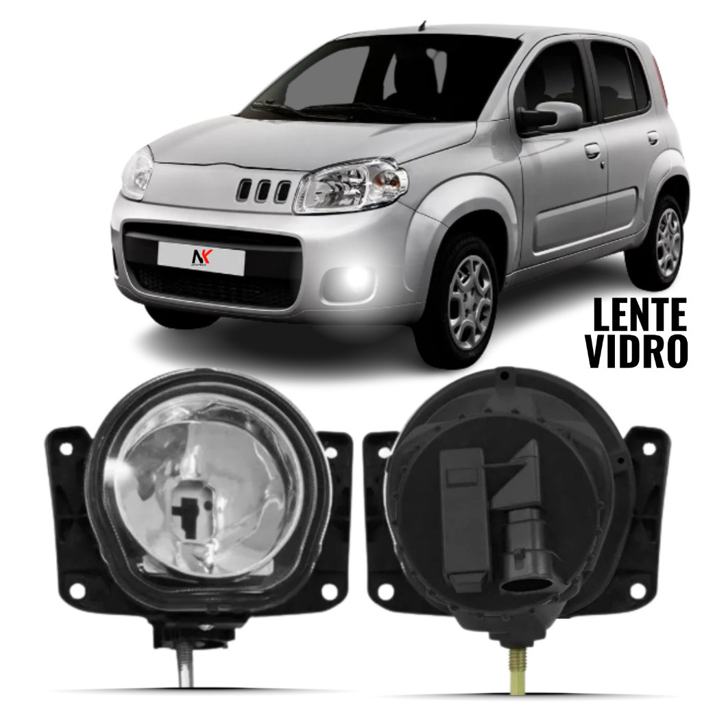 Farol Milha Fiat Uno 2010 2011 2012 2013 2014 2015 Vivace Sporting Essence Way