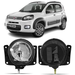 Farol Milha Fiat Uno 2016 2017 2018 2019 Auxiliar