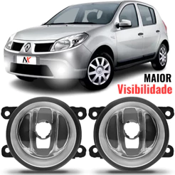 Par Farol Milha Sandero 2007 2008 2009 2010 2011 2012 2013