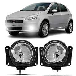 Par Farol Milha Fiat Punto 2007 2008 2009 2010 Kit Farol Auxiliar