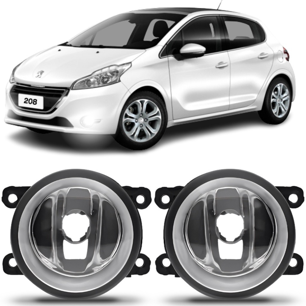 Par Farol Milha Peugeot 208 2012 2013 2014 2015 2016