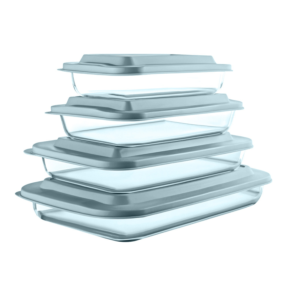 Conjunto Travessa Assadeira Vidro Life Refeição Alimento em Oferta na Shopee