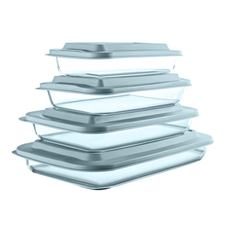 Conjunto Travessa Assadeira Vidro Life Refeição Alimento em Oferta na Shopee