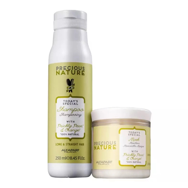 Kit Alfaparf Precious Nature Long & Straight Hair Duo (2 Produtos)